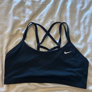 Nike Dri-FIT Black Strappy Sports Bra